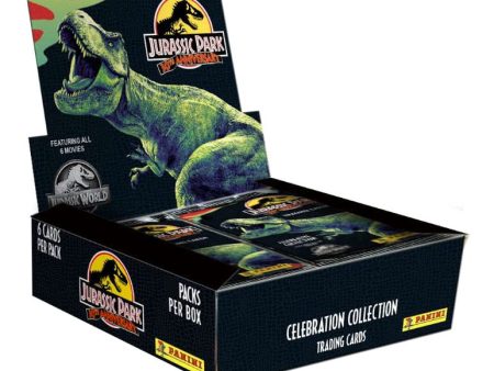 Jurassic Park 30th Anniversary Trading Cards Celebration Collection Flow Packs Display Online now