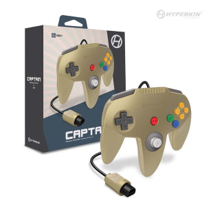 NINTENDO 64 Premium Controller Gold Online Hot Sale