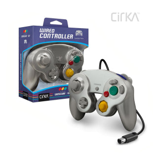 GAMECUBE CIRKA WIRED CONTROLLER SILVER Online now