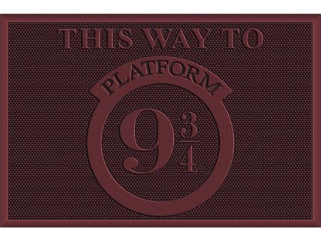 Harry Potter - Platform 9 3 4 Rubber Doormat Discount