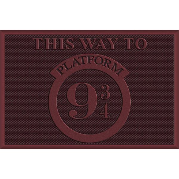 Harry Potter - Platform 9 3 4 Rubber Doormat Discount