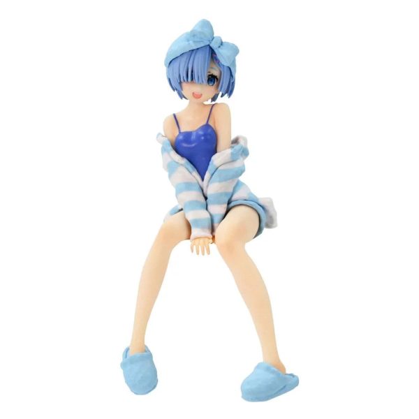 RE ZERO - Rem  Room Wear  - Statue PVC Noodle Stopper 14cm Fashion