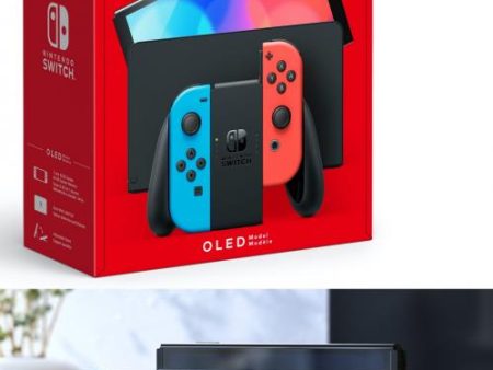 SWITCH CONSOLE OLED - RED & BLUE Hot on Sale