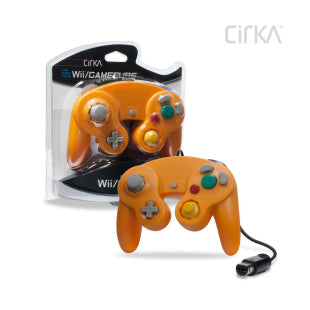 GAMECUBE CIRKA WIRED CONTROLLER ORANGE Online Sale