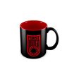 FIRTS ORDER SYMBOL AND LOGO BLACK-RED CERAMIC MUG STAR WARS EP7 on Sale