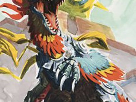 Pantlaza, Sun-Favored Art Card [The Lost Caverns of Ixalan Art Series] Online