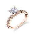 Sylvie Round Solitaire Engagement Ring S1516 Discount