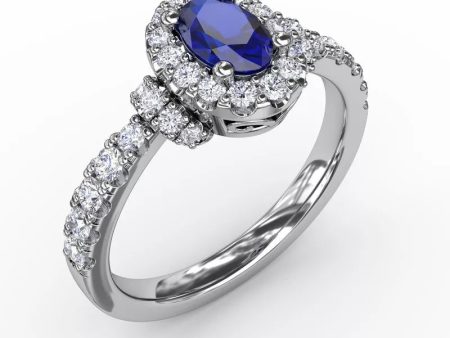 Fana Pure Perfection Sapphire and Diamond Ring 1604 Discount