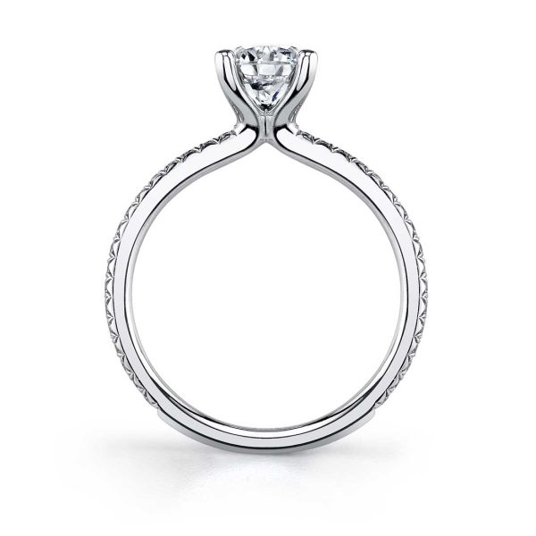 Sylvie Pear Engagement Ring S1093-PS For Sale