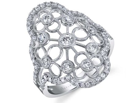 Sylvie DIAMOND FLOWER RING FR816 Hot on Sale