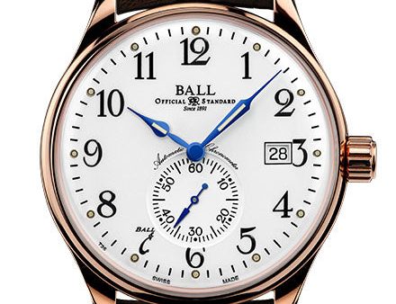 Ball Trainmaster Standard Time 18k Chronometer NM3888D Online now