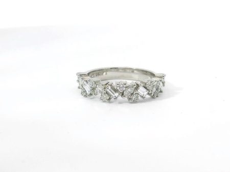 Platinum and Natural Diamond Ring Discount