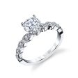 Sylvie Round Solitaire Engagement Ring S1516 Discount