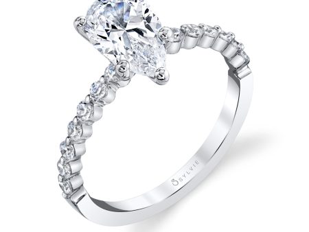 Sylvie Pear Shaped Engagement Ring S1P14 - PS Online Sale