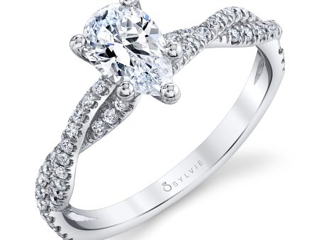 Sylvie Pear Shaped Engagement Ring S1523-PS Online