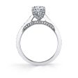 Sylvie Round Solitaire Engagement Ring SY778 Supply