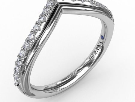 Fana French Pave Chevron Diamond Band 7266 Supply