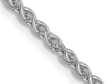 14K White Gold 18 inch 2.1mm Spiga with Lobster Clasp Chain Supply