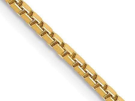 14K 1.5mm 22 Inch Box Chain Online Sale