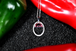 1.59CT TOURMALINE AND DIAMOND CUSTOM PENDANT Sale