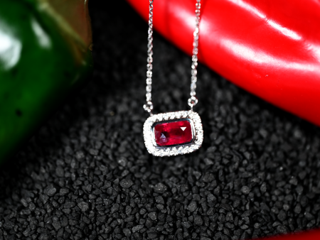 2.03CT RUBY & DIAMOND PENDANT Online