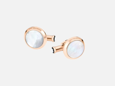 Montblanc Meisterstück Mother of Pearl Cufflinks MB116662 Fashion