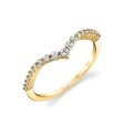 Sylvie Curved Chevron Diamond Wedding Band B0080 Online