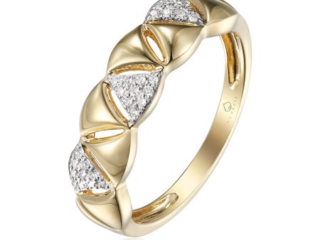 Luvente 14k Diamond Band Fashion Ring R03703 Supply