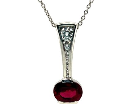 1.78CT RUBY & DIAMOND CUSTOM PENDANT Supply