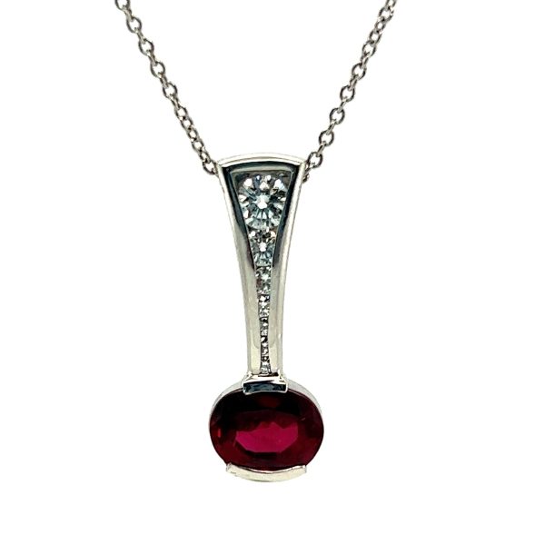 1.78CT RUBY & DIAMOND CUSTOM PENDANT Supply