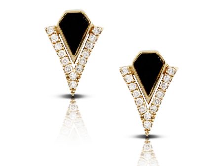 Doves Black Onyx Earrings Online now