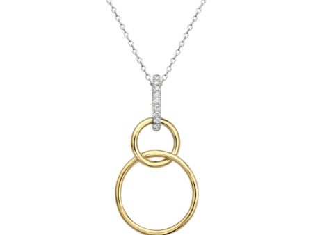 Bassali Olympia 14k  Two-Tone Gold Necklace PN14048XD Online now