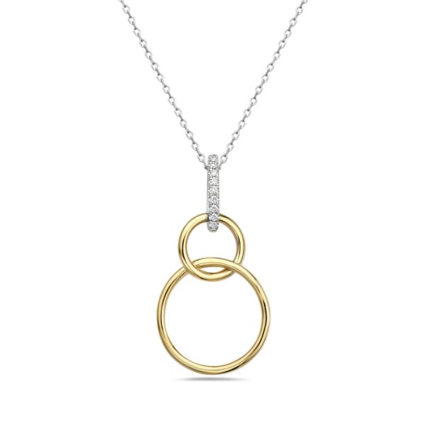 Bassali Olympia 14k  Two-Tone Gold Necklace PN14048XD Online now