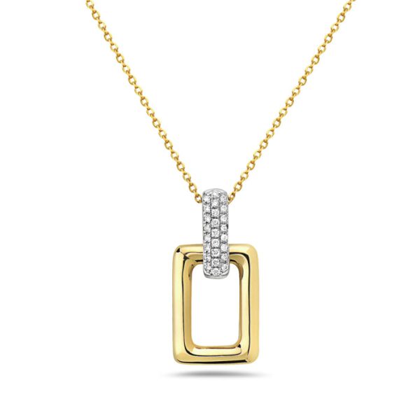 Bassali Olympia 14k  Two-Tone Gold Necklace PN13896XD Hot on Sale