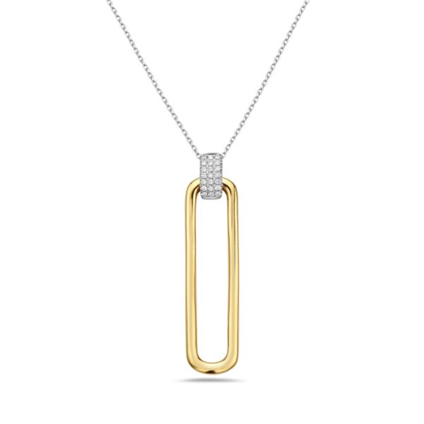 Bassali Olympia 14k Two-Tone Gold Necklace PN14047XD Online Hot Sale