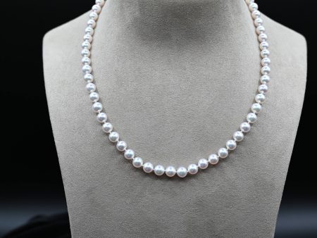 Fresh Water Cultured White Pearl Necklace For Discount