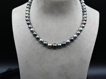 Natural Multi Colored Tahitian Pearl Strand Online Sale