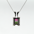 3.12ct Watermelon Tourmaline Custom Pendant Discount