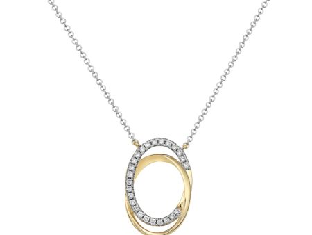 Bassali Olympia 14k Two-Tone Gold Necklace NK13599D on Sale