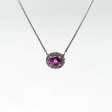 1.34ct Sapphire and Diamond Custom Pendant For Discount