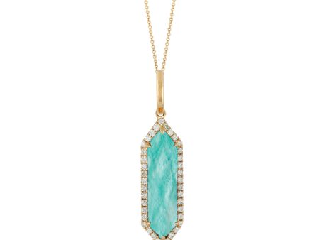 Doves Amazonite Pendant For Cheap