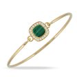 Doves Malachite and Diamond Bangle Online now