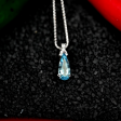 1.58CT Custom 18k Aquamarine Pendant Online