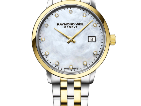 Raymond Weil Toccata Ladies Two-tone Gold Diamond Quartz Watch 5985-STP-97081 Cheap