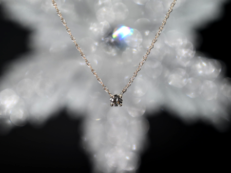 14k Yellow Gold Round Diamond Solitaire Necklace Online Hot Sale