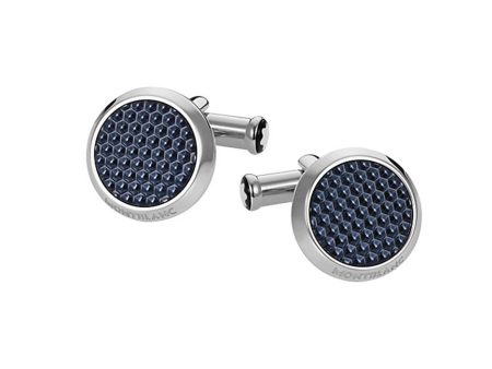 Montblanc Meisterstück Blue Cufflinks MB112904 Cheap