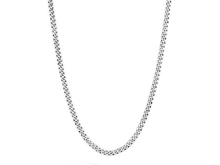 John Hardy Curb Chain Necklace, Sterling Silver, 3.9MM NM900345 Hot on Sale