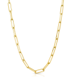 14k Yellow Gold Paperclip Link Chain Necklace 20  4mm Discount