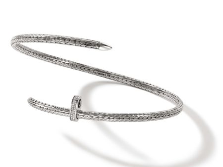 John Hardy Spear Pave Coil Choker NBP9011292DI Sale