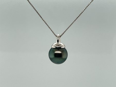 Modern Bar Bell Tahitian Pearl Necklace Fashion